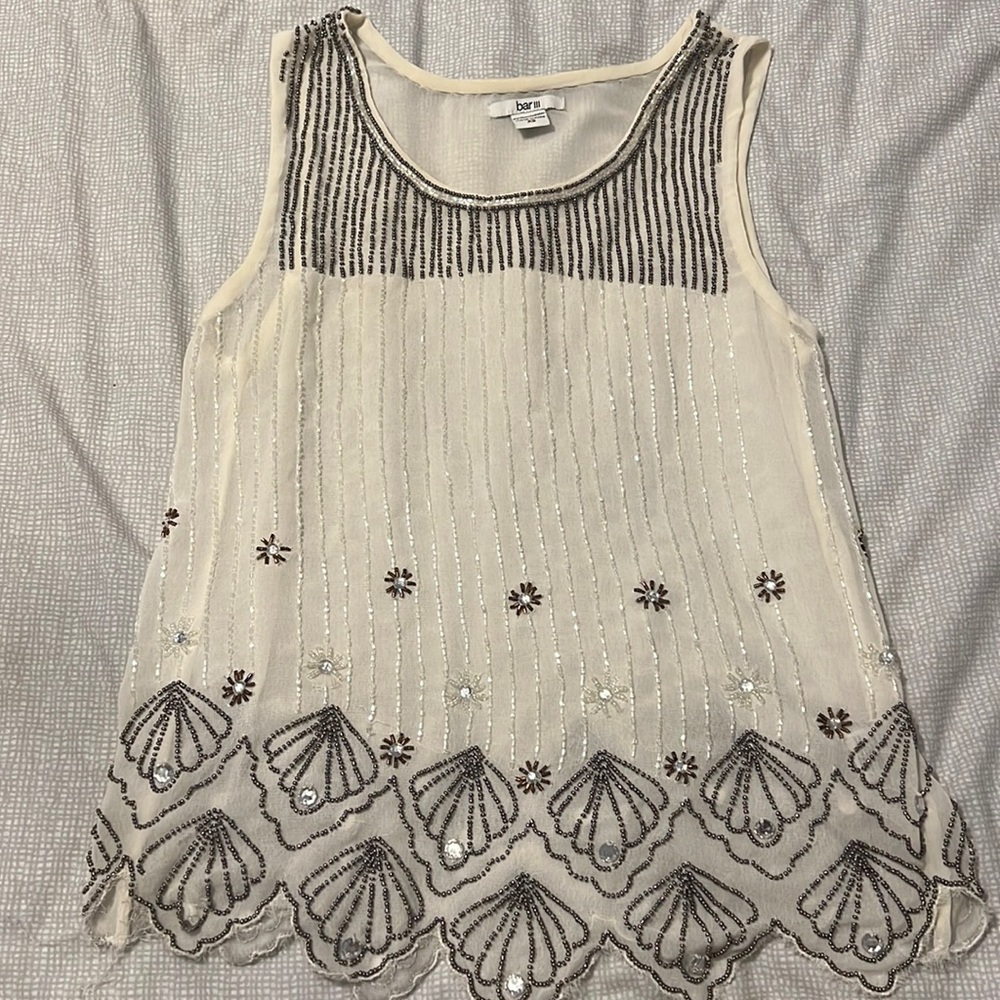 Bar III see through tank top